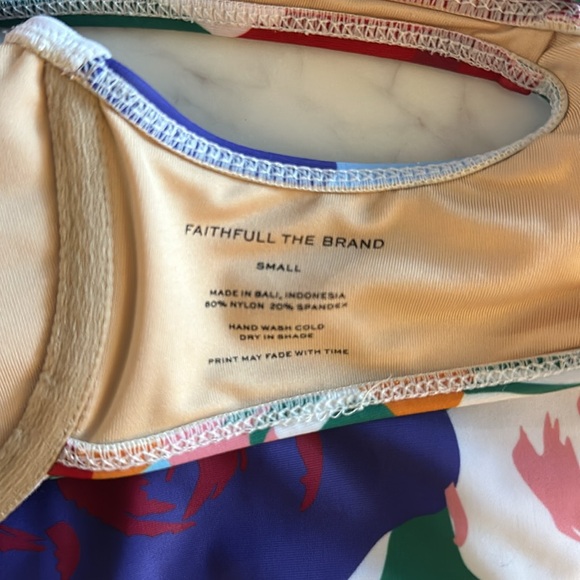 Faithfull the Brand bikini set size small floral print - Picture 5 of 5